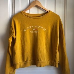 cropped crewneck